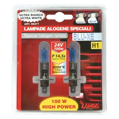 Izzó 24V 100W H1 Blu-Xe (kék)