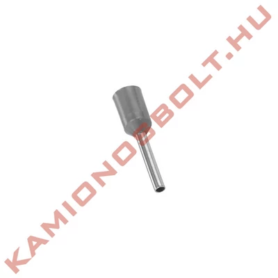 Érvéghüvely 2,50mm szürke