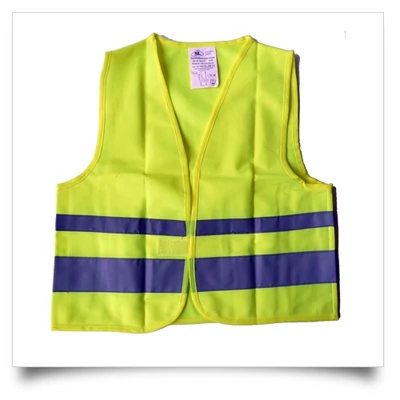 Jólláthatósági mellény neonzöld