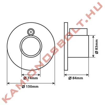 Királycsapszeg zár LAMPA