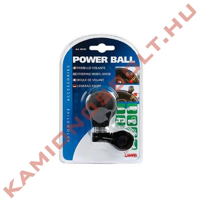 Kormánytekerő gomb bőr Power Ball 