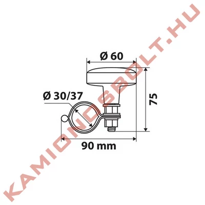 Kormánytekerő univerzális 