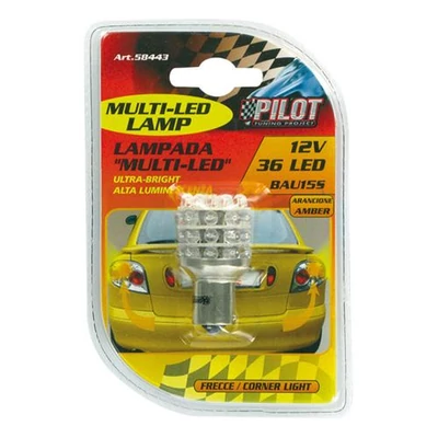 Izzó LEDes 12V 21W 36LED sárga