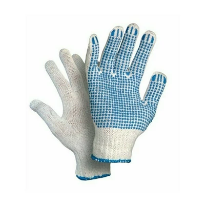 Munkakesztyu pöttyös kék