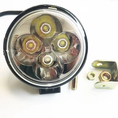 Munkalámpa kerek LEDes D=80mm