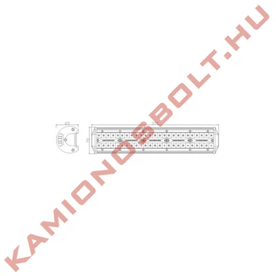 Munkalámpa LED Panel 110xLED
