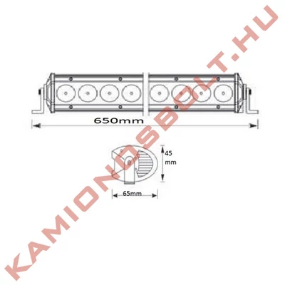 Munkalámpa LED Panel 24X5W COMBO
