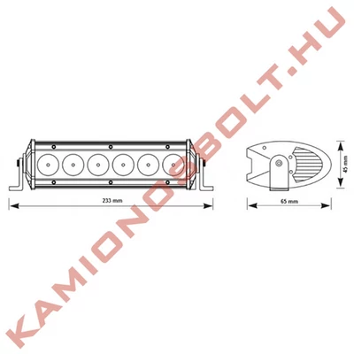 Munkalámpa LED Panel 6X5W FLOOD