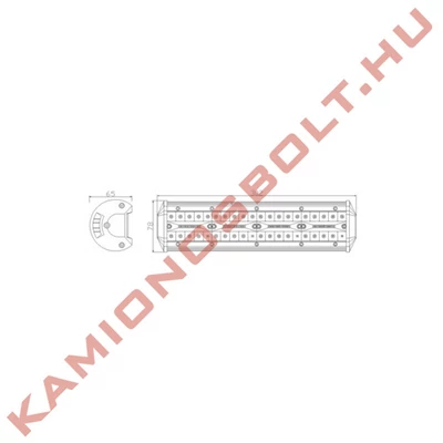 Munkalámpa LED Panel 80xLED