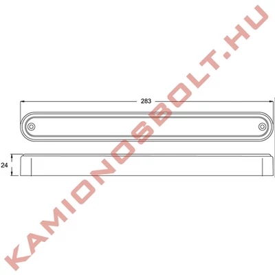Pótféklámpa 20 LEDes 12V