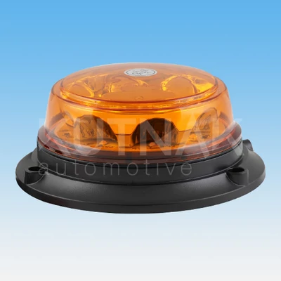 Villogó LED-es UFO III tetőre 3 csavaros sárga 8 LED 24W 9-33V