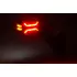 Kép 4/7 - Gumilámpa LED karos-csuklós piros-fehér-sárga bal 0,5m kábellel